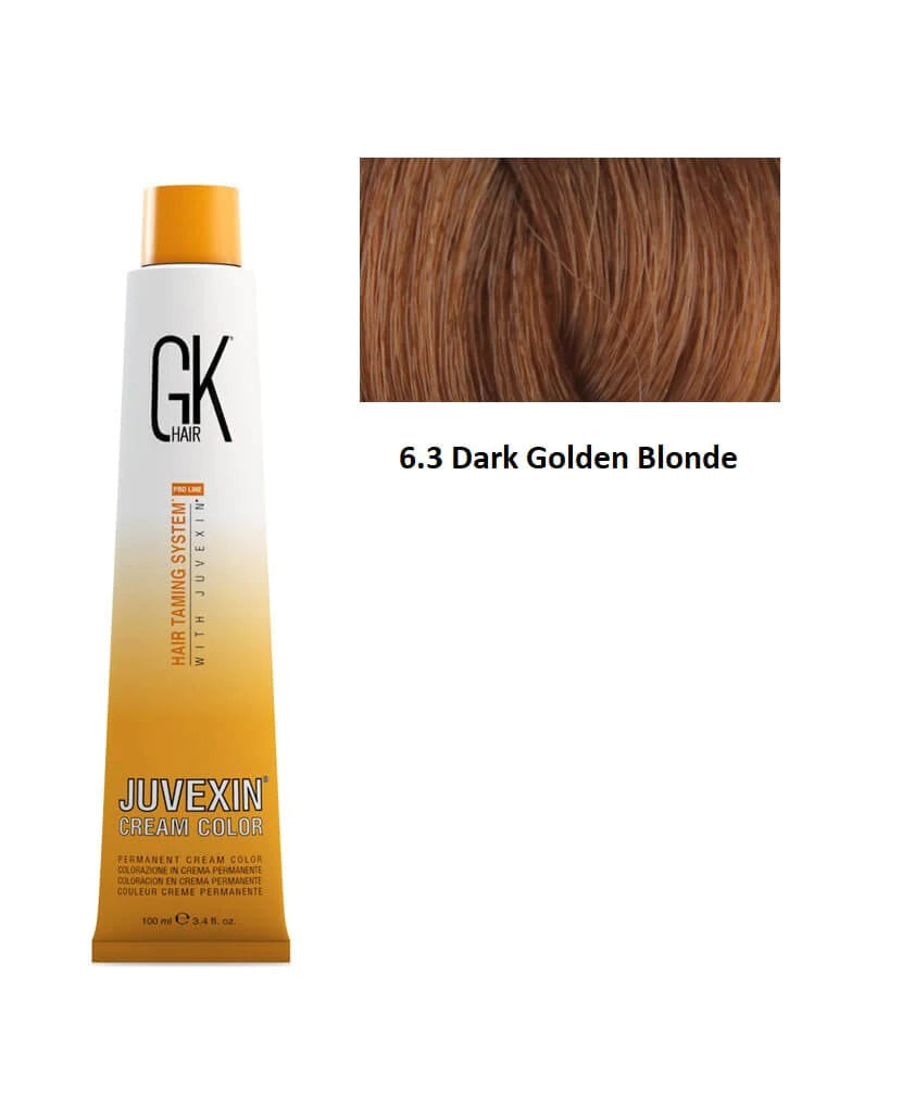 GK JUVEXIN CREAM COLOR  6.3 DARK GOLDEN BLONDE Anwar Store