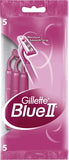 Gillette Blue II Plus Disposable Razor for Women - 5 Pieces Anwar Store