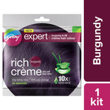 Godrej Expert Rich Creme Hair Colour - burgundy 4.16 20g and 20ml