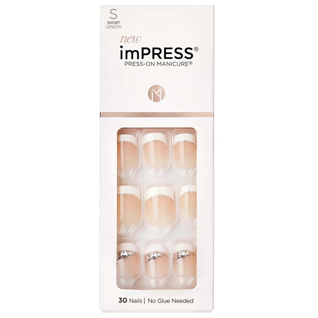 ImPRESS Color Press-On Manicure kim007c NAILS Anwar Store