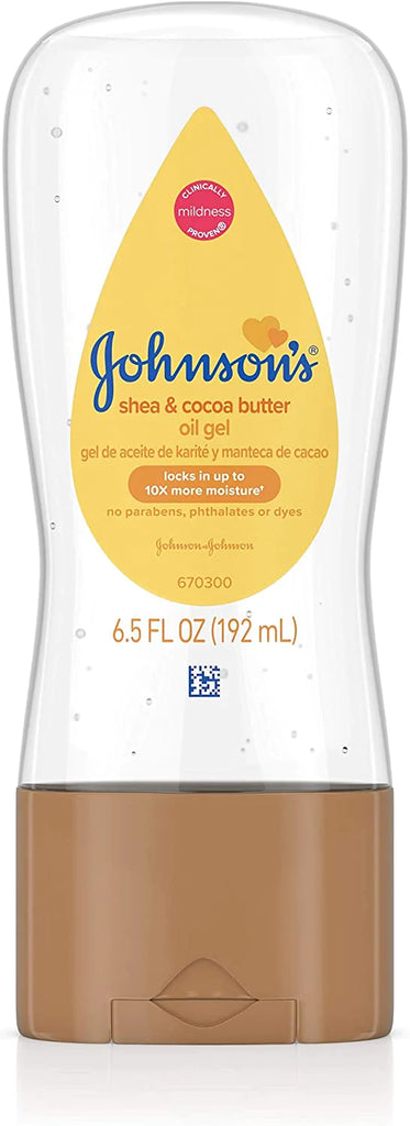 Johnson's Shea & Cocoa Butter Oil Gel 192 ML Anwar Store