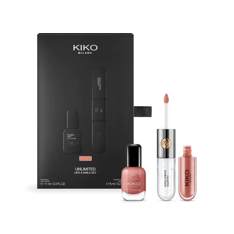 KIKO Milano unlimited lips & nails set 01 Universal Rose Anwar Store