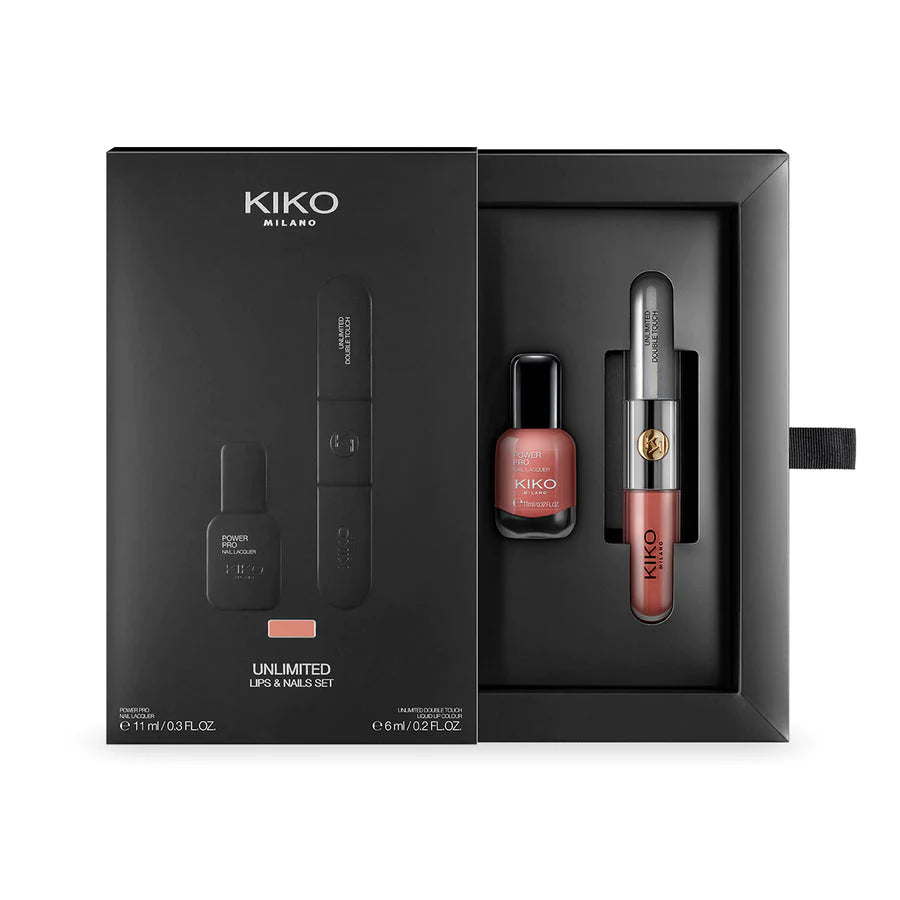 KIKO Milano unlimited lips & nails set 01 Universal Rose Anwar Store