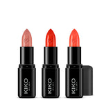 KIKO Smart Fusion Lipstick Kit - All The Must Have (404, 448, 443)