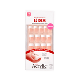 KISS Salon Acrylic French Nail Kit Sugar Rush