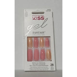 Kiss Gel Fantasy Collection Ready-To-Wear Gel Long Nails, KGF104F 28 Nails Anwar Store