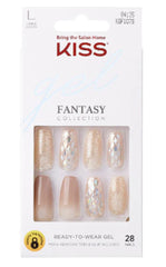 Kiss Gel Fantasy Collection Ready-To-Wear Gel Long Nails, KGF107S 28 Nails Anwar Store