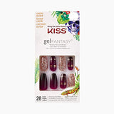 Kiss Gel Fantasy HKGF03 Limited Edition Ready To Wear Gel Nails 28 Nails, Ultra Smooth Anwar Store