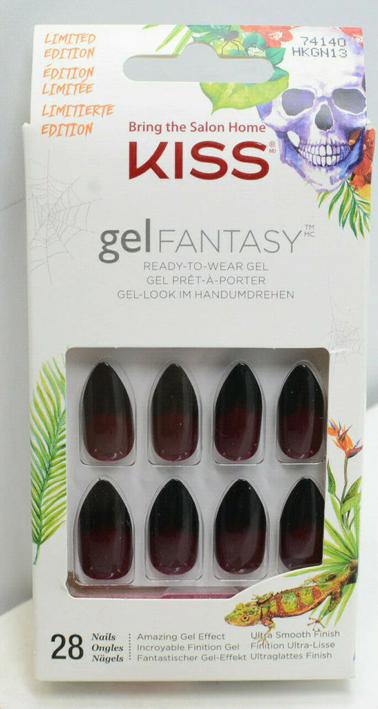 Kiss Gel Fantasy HKGN13 Limited Edition Ready To Wear Gel Nails 28 Nails, Ultra Smooth Anwar Store