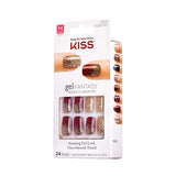 Kiss Gel Fantasy Limited Edition Ready To Wear Gel Nails 28 Nails, Ultra Smooth KGN05 60667 Anwar Store