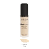 L.A.Girl Pro Matte Hight Definition Long Wear Matte Foundation 30ml, IVORY, GLM671