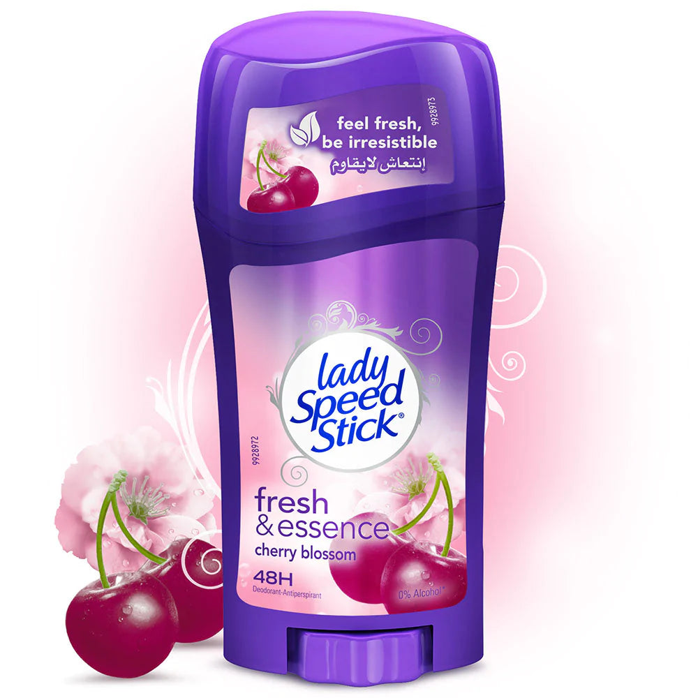 Lady Speed Stick Fresh & Essence Cherry Blossom Deodorant Stick- 65ml Anwar Store