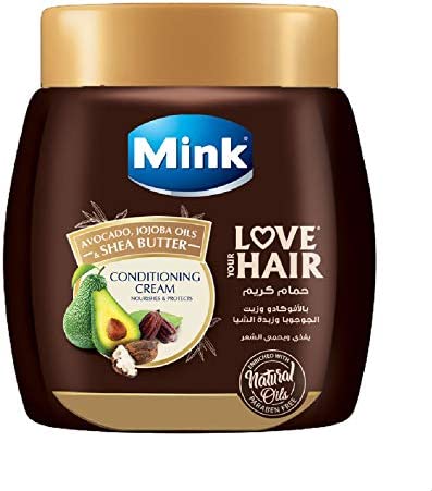 Mink Love Your Hair Conditioning Cream with Avocado, Jojoba Oils and Shea Butter -500ML 1 kg Anwar Store
