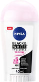 NIVEA Black & White Invisible Original, Antiperspirant for Women, Stick 40ml