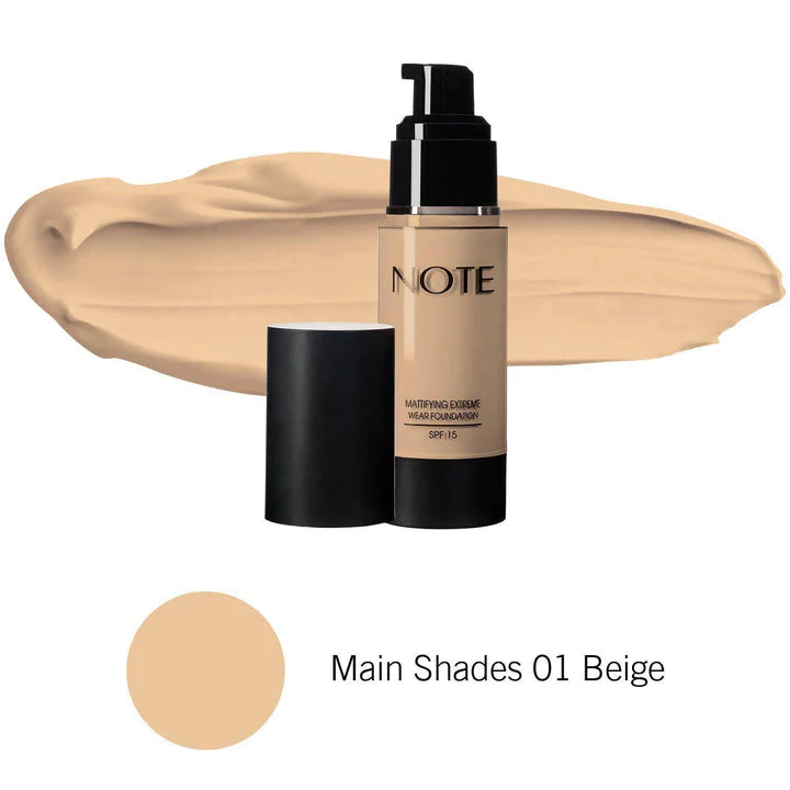 NOTE DETOX & PROTECT FOUNDATION 01 beige Anwar Store