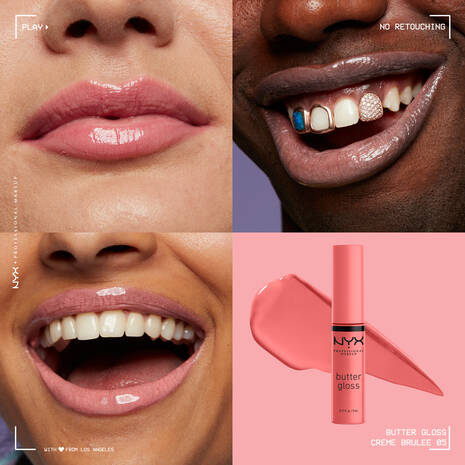 NYX Crème Brulee Butter Gloss Cult Fave Buttery Gloss BLG05 8ml Anwar Store