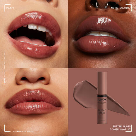 NYX Ginger Snap Butter Gloss Cult Fave Buttery Gloss 17 8ml Anwar Store