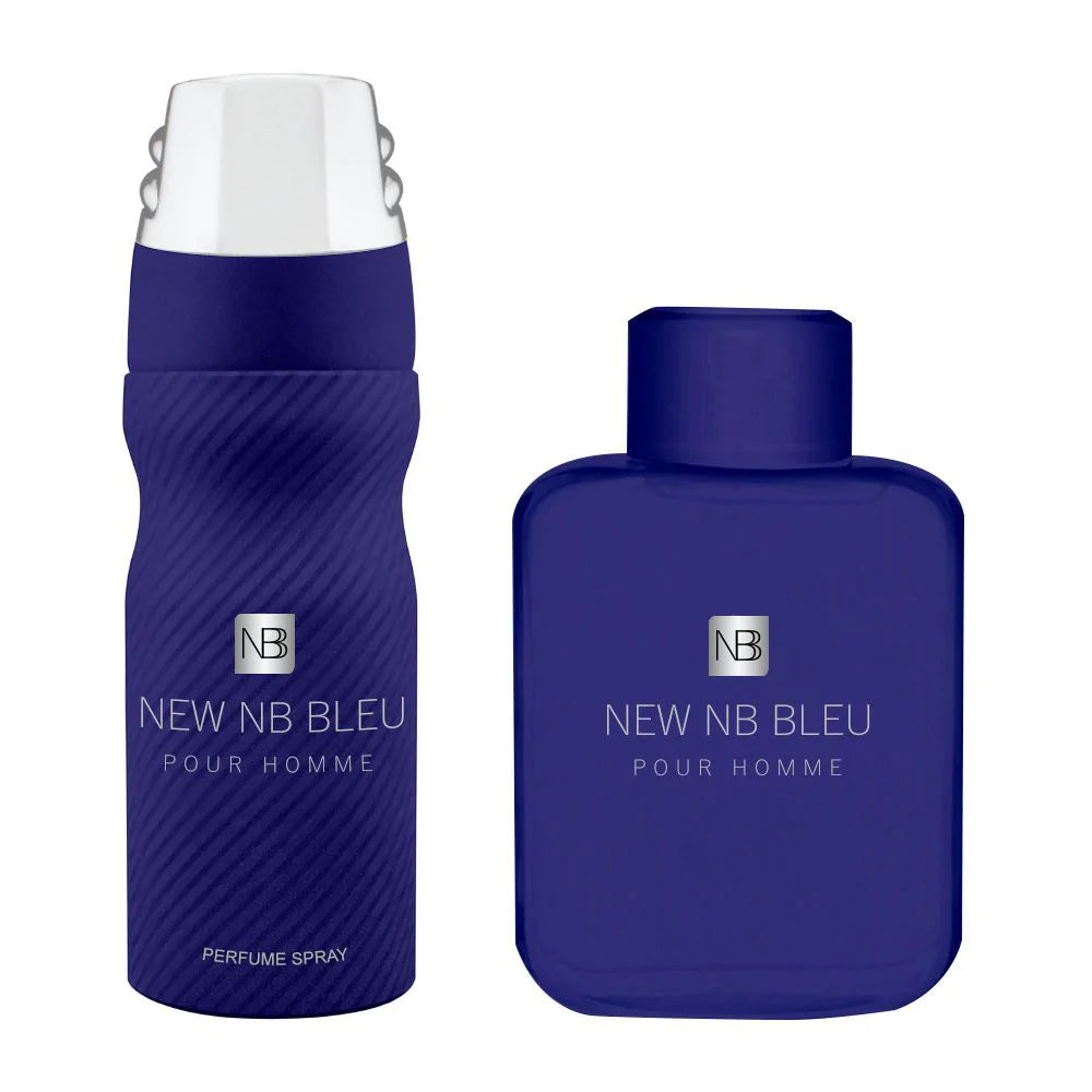 New NB Bleu Men Perfume 115ML Spray 200ML Set – Anwar Store