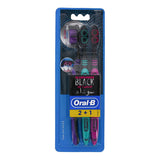 Oral B Toothbrush All Rounder Black Medium 2+1