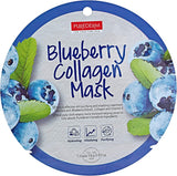 PUREDERM Blueberry Collagen Sheet Mask Anwar Store
