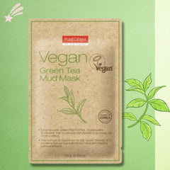 PUREDERM VEGAN GREEN TEA MUD MASK 15 G Anwar Store