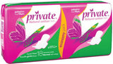 Private Extra Thin Normal Sanitary Pads With Wings - 18 Pads Anwar Store
