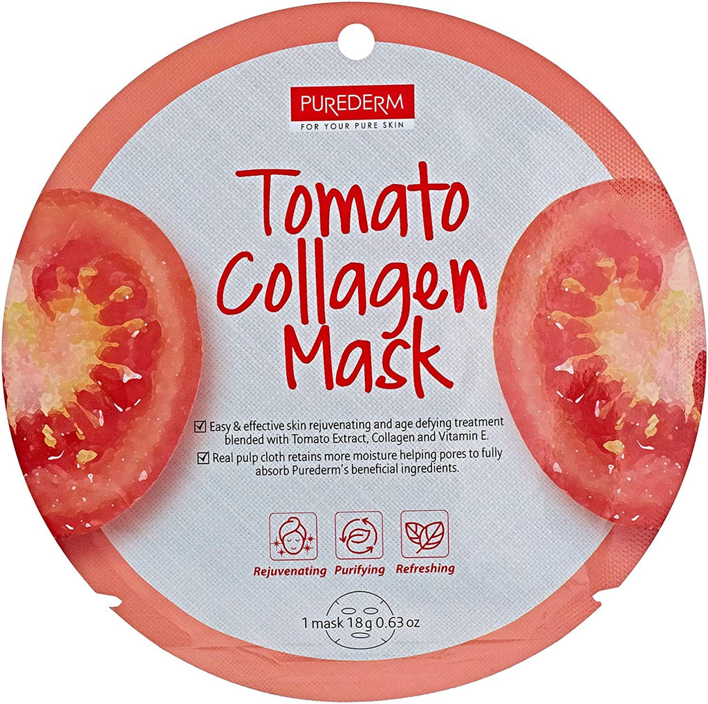 Purederm Tomato Collagen Mask Anwar Store