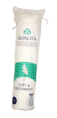 Qualita Makeup Removal Cotton Pads Soft & Absorbent - 100pcs Anwar Store