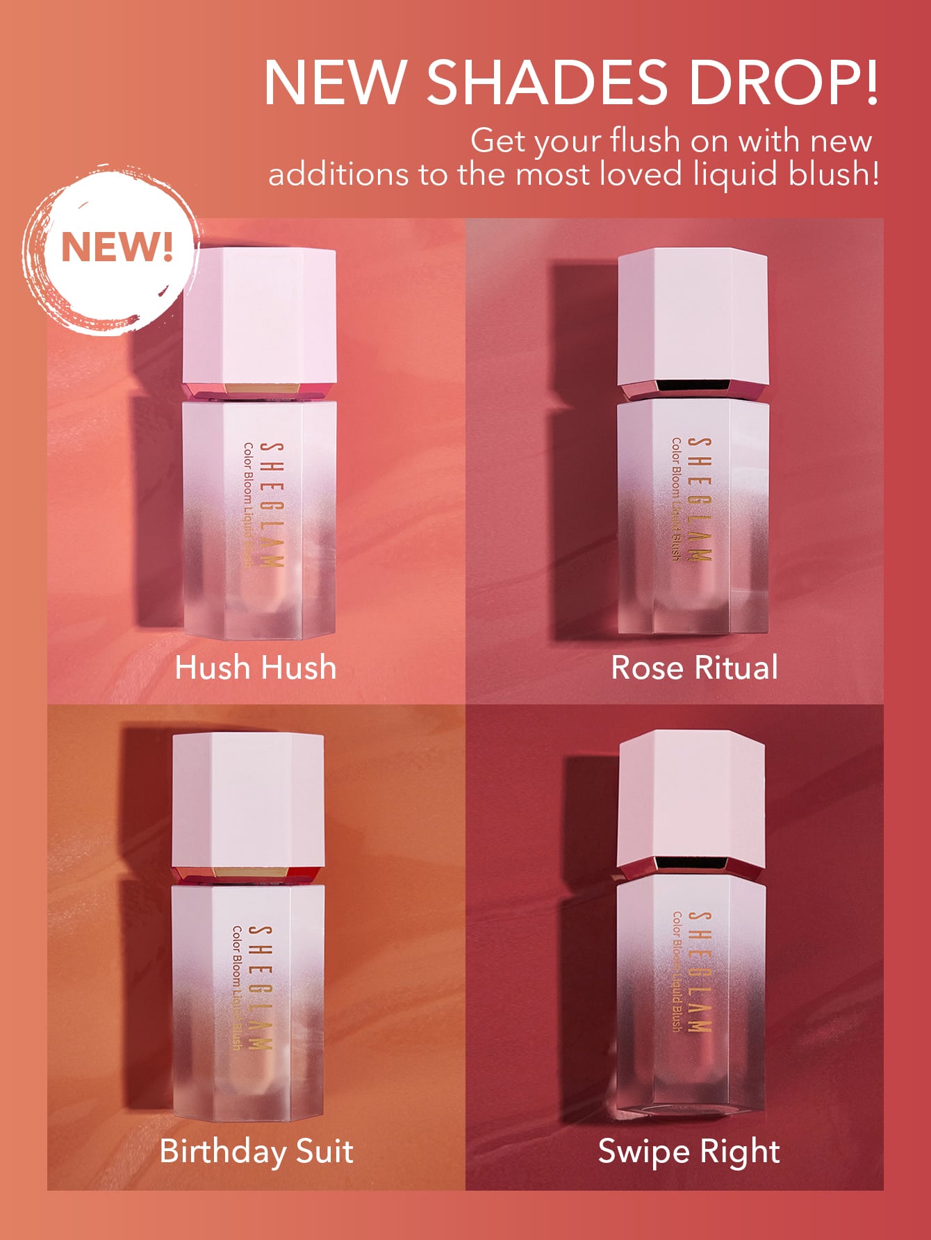 SHEGLAM Color Bloom Liquid Blush-Rose Ritual Anwar Store