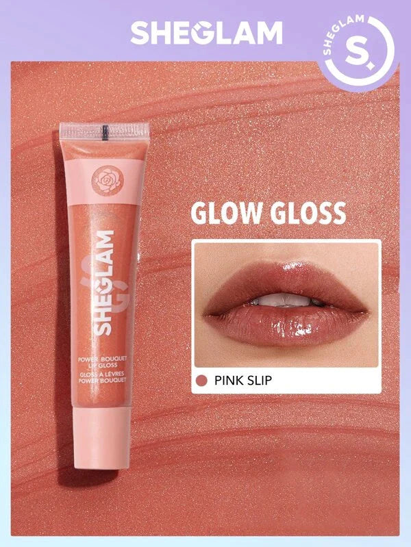 SHEGLAM Spring It On Glow Gloss-Pink Slip Anwar Store