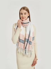 SHEIN PLAID PATTERN SCARF Anwar Store