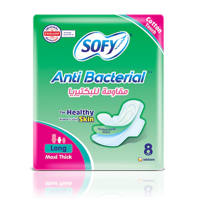 SOFY Antibacterial Maxi Long (29cm) 8 Pads Anwar Store