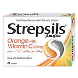 Strepsils Orange Vitamin C 24 lozenges Anwar Store