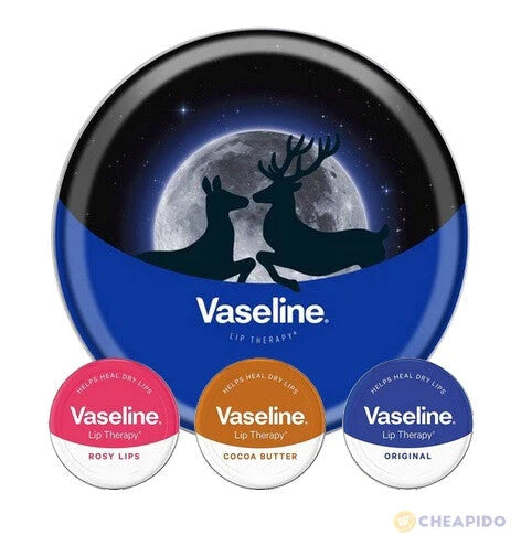 VASELINE LIP THERAPY 3*20G ORIGINAL + ROSY + COCOA BUTTER Anwar Store