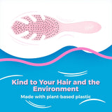 Wet Brush Go Green Detangler Hairbrush with Soft IntelliFlex Bristles, Detangler for All Hair Types – (Pale Pink)736658599503 Anwar Store