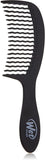 Wet Brush Hair Comb Detangler Wave Tooth Comb Design (Black), Standard 9245