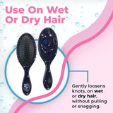 Wet Brush Kids Detangler Hair Brushes - Galaxy - Midi Detangling Brush 736658599992 Anwar Store
