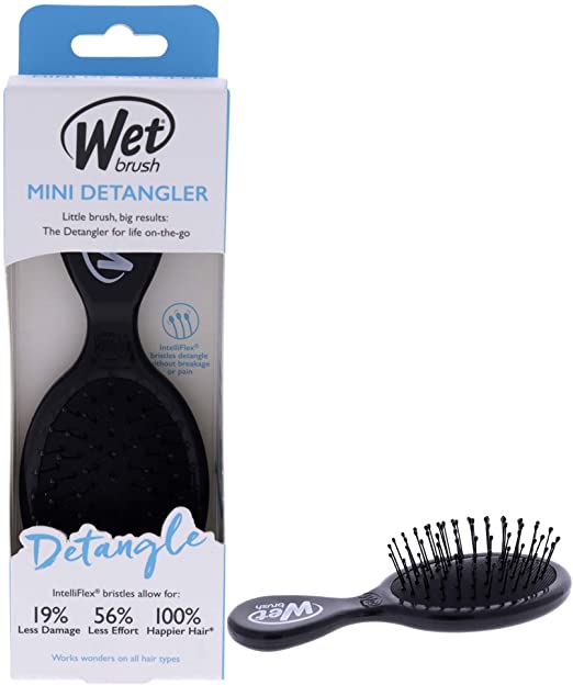 Wet Brush Mini Detangler - BLACK Anwar Store
