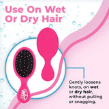 Wet Brush Mini Detangler Hair Brush Pink 736658953817 Anwar Store