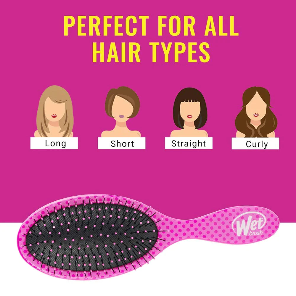 Wet Brush Original Hello Kitty Detangling Brush - Original Hello Kitty - All Hair Types - Ultra-Soft IntelliFlex Bristles Glide Through Tangles with Ease, Pink, 1 Count Anwar Store