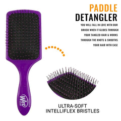 Wet Brush Paddle Detangler Brush, Purple, 1 Count 736658953152 Anwar Store