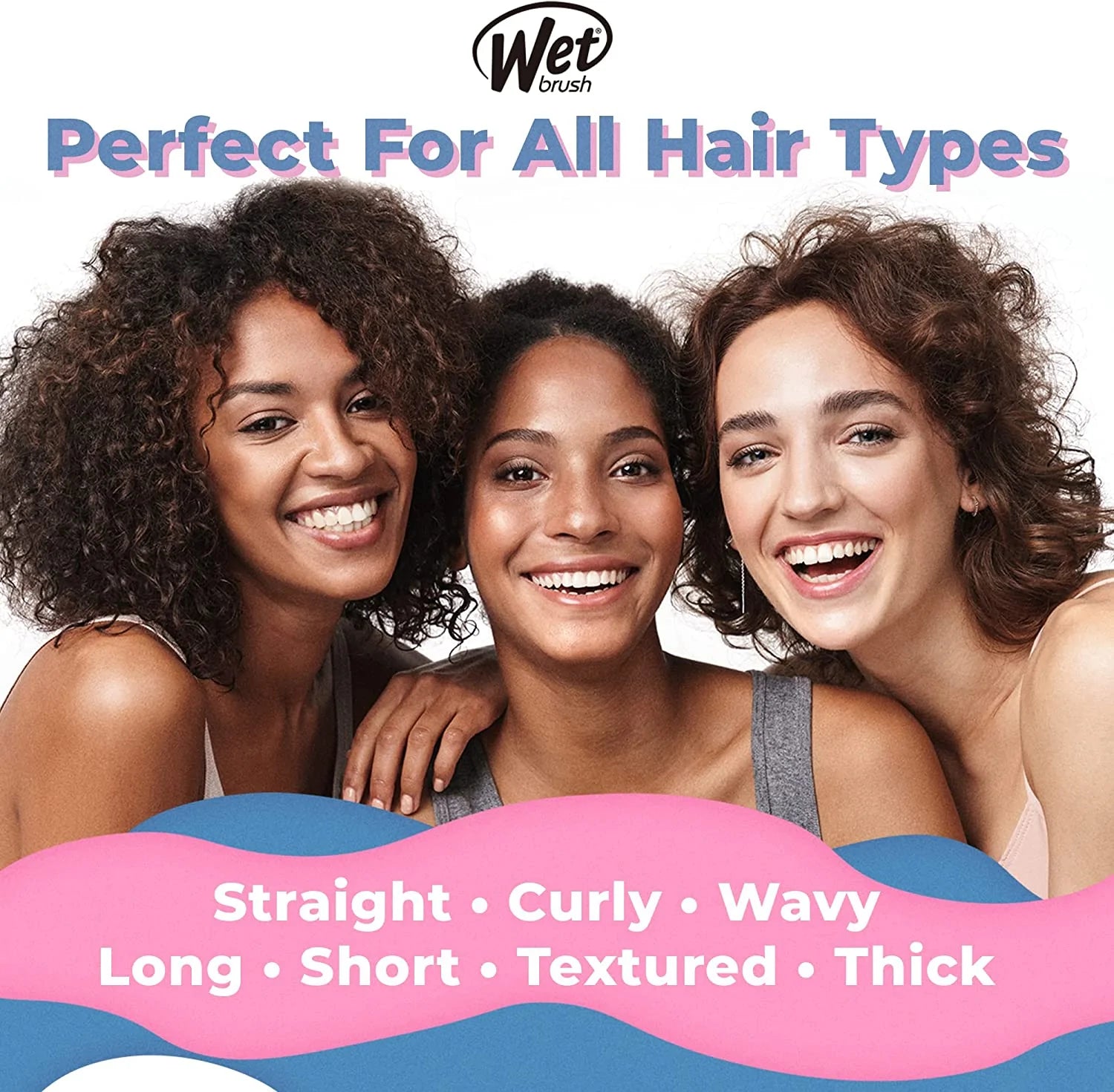 Wet Brush Paddle Detangler Hair Brush - Black 736658946758 Anwar Store