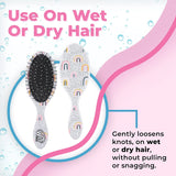 Wet Brush RAINBOWS (2022) Detangler Hair Brush for Kids Anwar Store