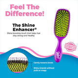 Wet Brush Shine Enhancer Detangler Hair Brush - Purple 736658953275 Anwar Store