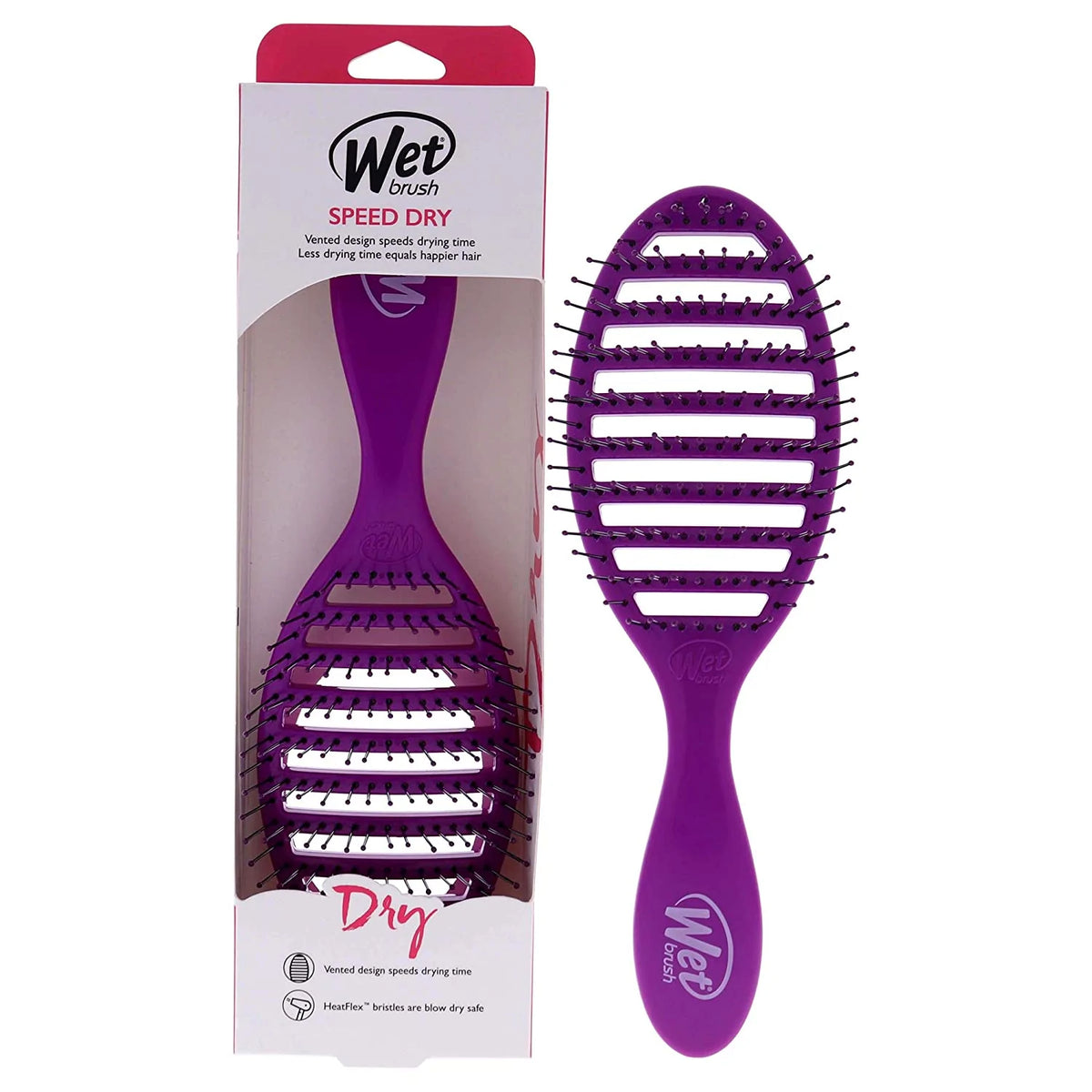Wet Brush Speed Dry Hair Brush - Purple - Exclusive Intelliflex Bristles - 736658979855 Anwar Store