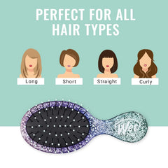 Wet Brush Squirt Detangler Hair Brushes - Shimmering Sky, Dreamy Dawn - Mini Detangling Brush with Ultra-Soft IntelliFlex Bristles Glide Through Tangles with Ease - Pain Free Comb Anwar Store