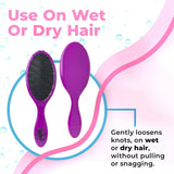 Wet Brush Thick Hair Purple 736658585452 Anwar Store
