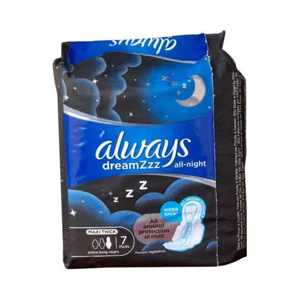 always dreamzz all night Maxi Thick extra Long night 7 Pads Anwar Store