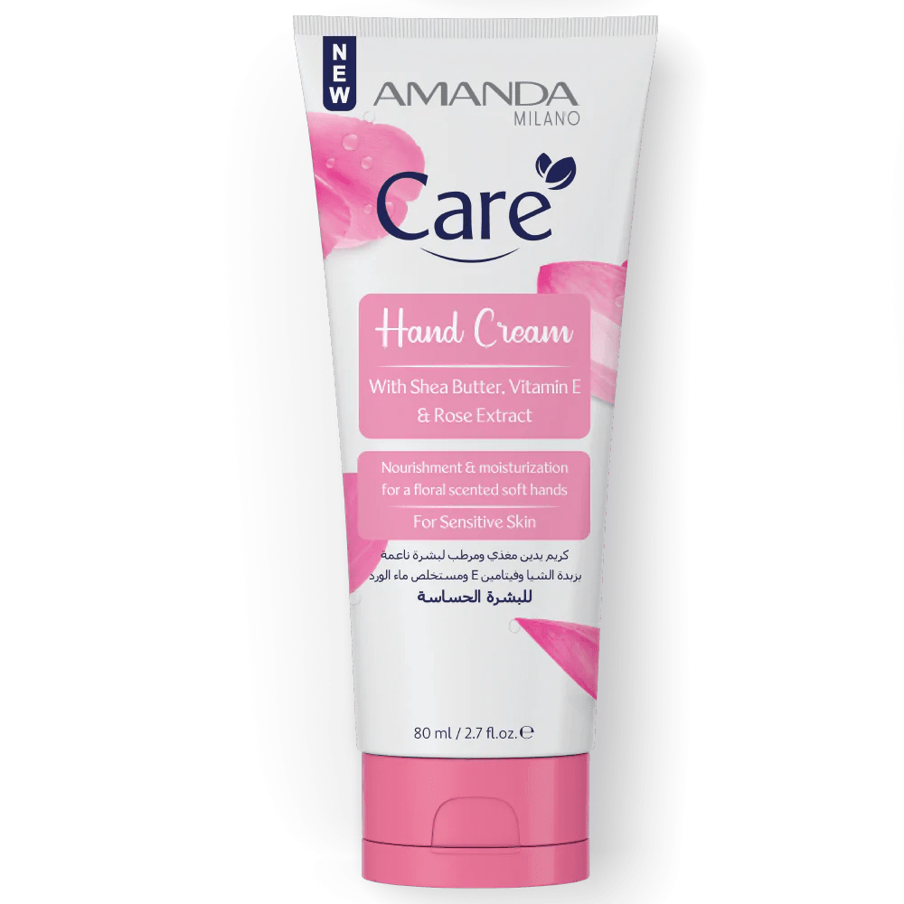 Amanda rose water hand cream 80ml - Anwar Store