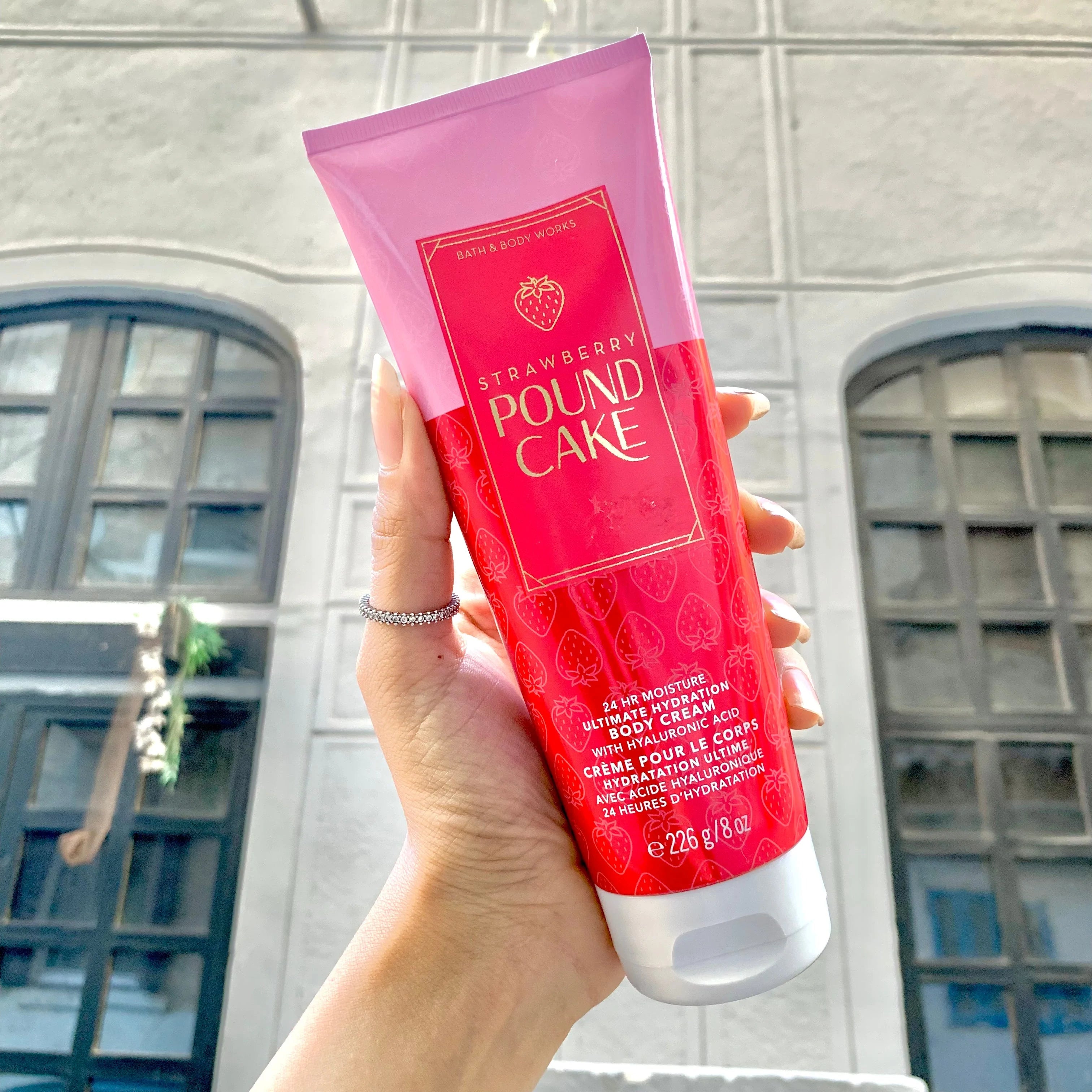 bath and body strawberry pound cake bag Anwar Store